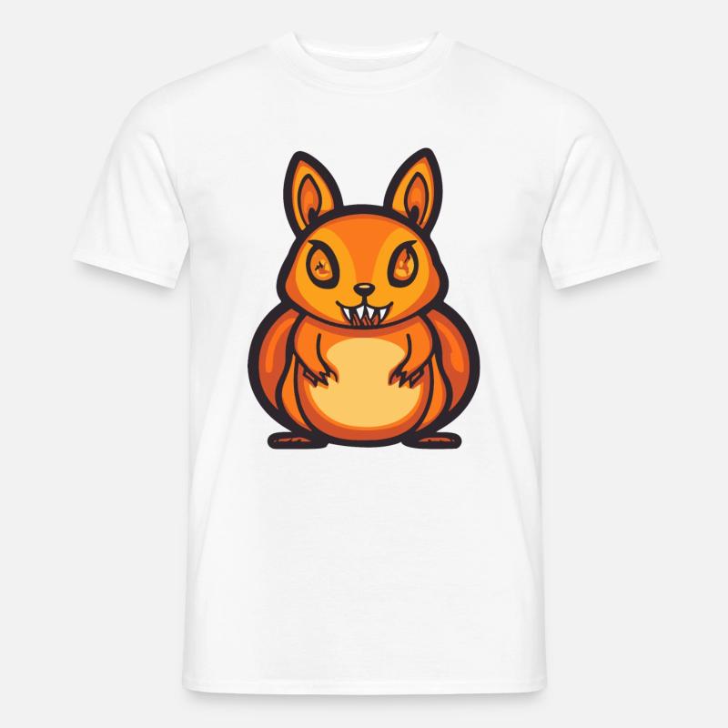 Squirrel Halloween Comic Funny - Men's T-Shirt - white