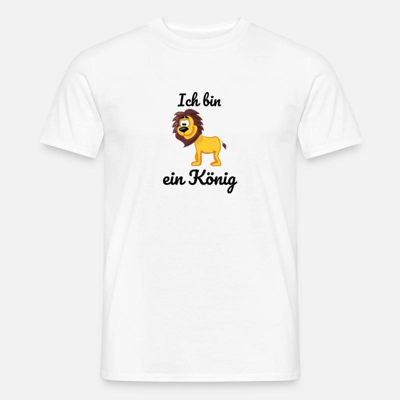 Ich bin ein König - Männer T-Shirt - Weiß