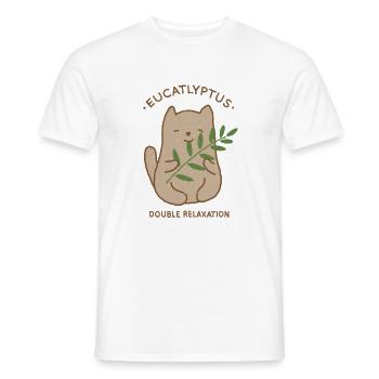 EUCATLYPTUS - T-shirt homme - blanc - Devant - AI Model Male 178 dark (178cm)