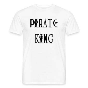 Pirate King - Men's T-Shirt - white - Front - AI Model Male 178 dark (178cm)
