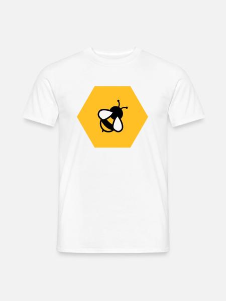 Biene Wabe - Men's T-Shirt - white