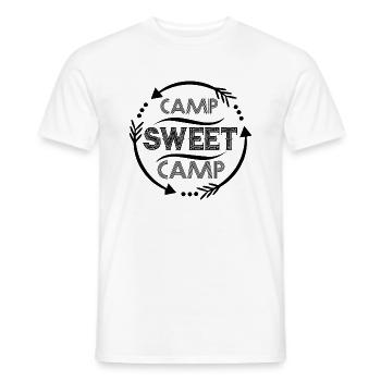 Camp Sweet Camp - T-shirt homme - blanc - Devant - AI Model Male 178 dark (178cm)