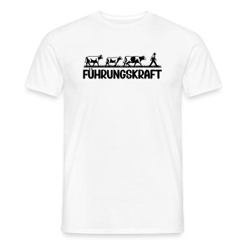 Landwirt Bauer Viehzüchter Milchbauer Geschenkidee - Männer T-Shirt - Weiß - Vorne - AI Model Male 178 dark (178cm)