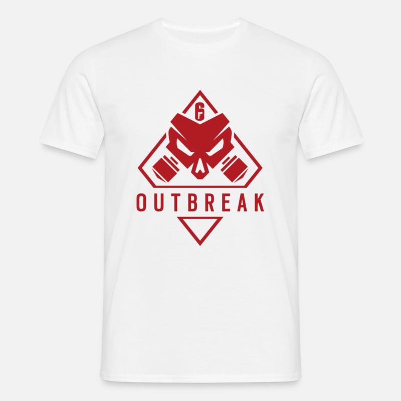Rainbow six siege, Outbreak - Men's T-Shirt - white