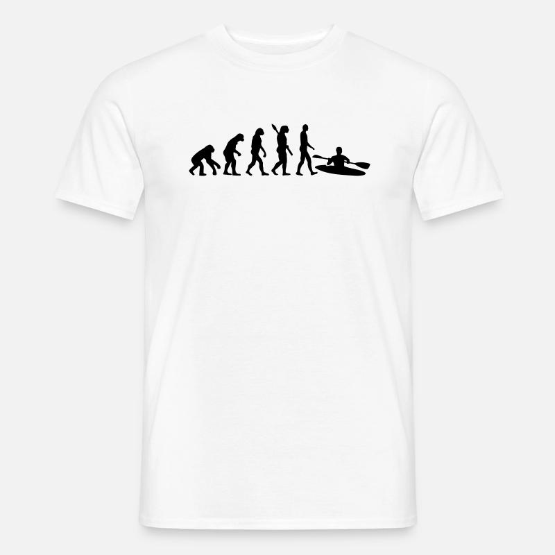 Evolution Kayak - Men’s T-shirt - white