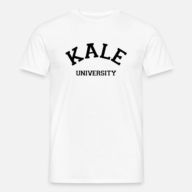 Kale University - Männer T-Shirt - Weiß