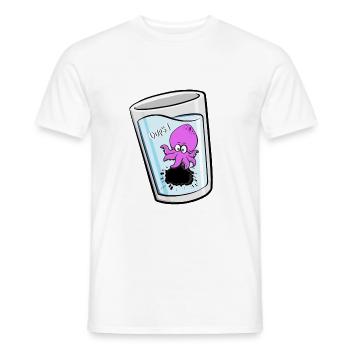 Pieuvre - T-shirt homme - blanc - Devant - AI Model Male 178 dark (178cm)