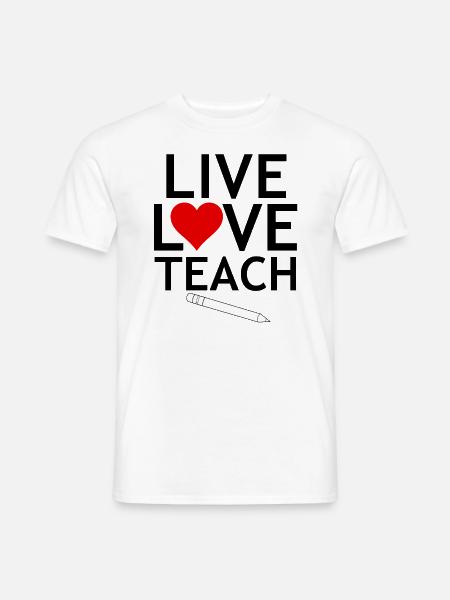 Lehrerin - Männer T-Shirt - Weiß