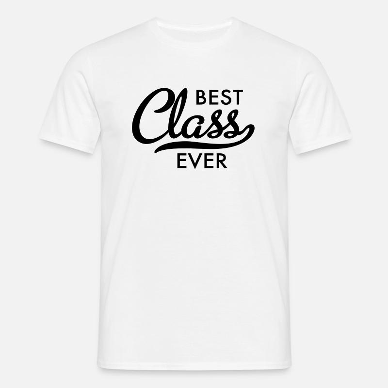 beste Klasse - Männer T-Shirt - Weiß