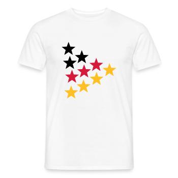 Germany - Männer T-Shirt - Weiß - Vorne - AI Model Male 178 dark (178cm)