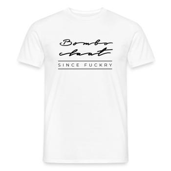 Bomboclaat depuis la baise - T-shirt homme - blanc - Devant - AI Model Male 178 dark (178cm)