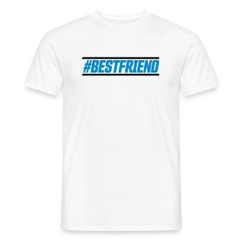 #MEILLEUR AMI - T-shirt homme - blanc - Devant - AI Model Male 178 dark (178cm)
