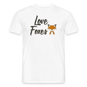 Fuchs - Männer T-Shirt - Weiß - Vorne - AI Model Male 178 dark (178cm)
