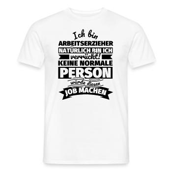 Arbeitserzieher Geschenke - Männer T-Shirt - Weiß - Vorne - AI Model Male 178 dark (178cm)
