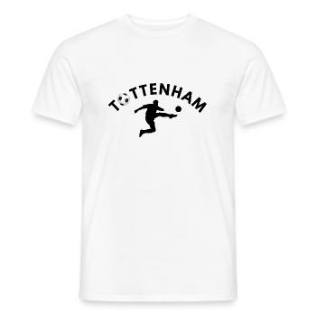 Tottenham - T-shirt homme - blanc - Devant - AI Model Male 178 dark (178cm)