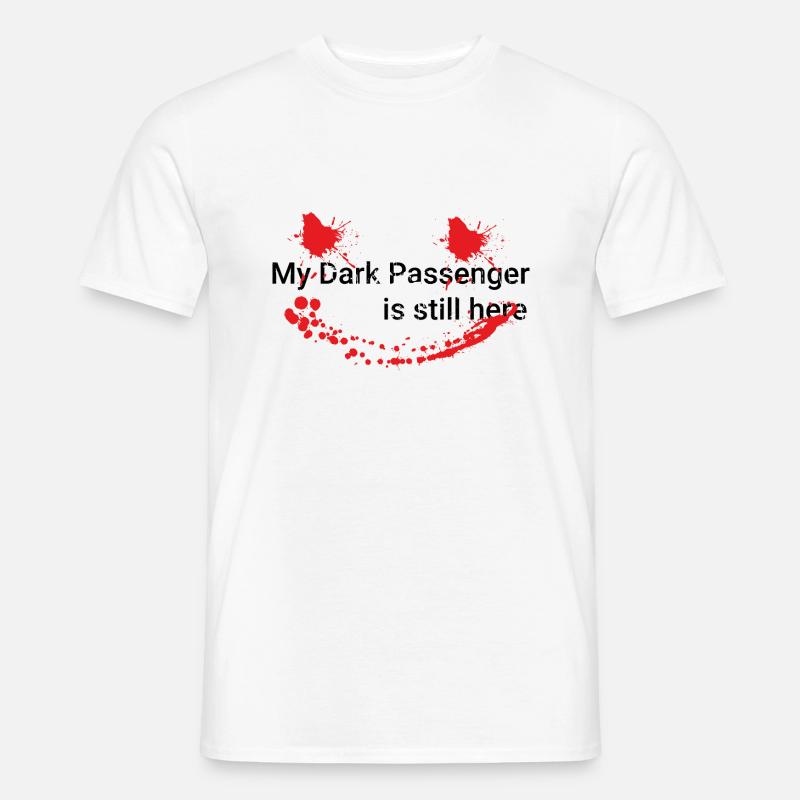 Dexter Dark Passenger - Männer T-Shirt - Weiß