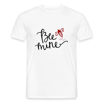 Romantic Valentine's Day Designs Give Love - Men's T-Shirt - white - Front - AI Model Male 178 dark (178cm)