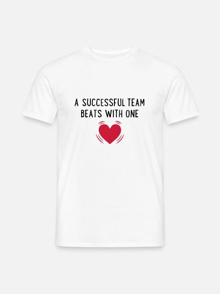 team - Men's T-Shirt - white