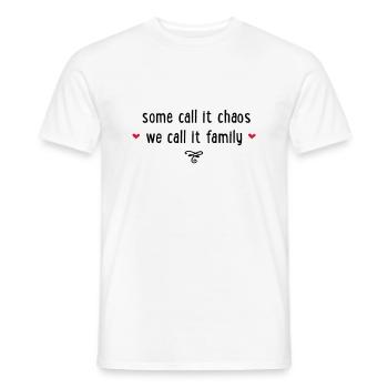 FAMILY - Männer T-Shirt - Weiß - Vorne - AI Model Male 178 dark (178cm)
