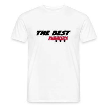 The best kummiseta - T-shirt homme - blanc - Devant - AI Model Male 178 dark (178cm)
