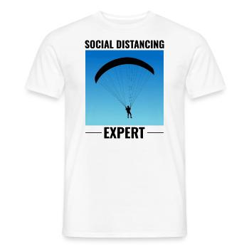 Fallschirmspringen Extremsport Fallschirmspringen - Männer T-Shirt - Weiß - Vorne - AI Model Male 178 dark (178cm)