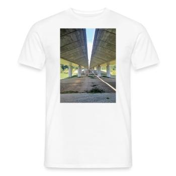 Route Lonely Day - T-shirt homme - blanc - Devant - AI Model Male 178 dark (178cm)