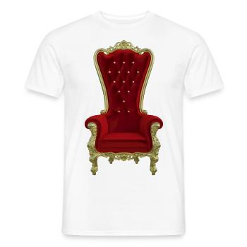 Patron - T-shirt homme - blanc - Devant - AI Model Male 178 dark (178cm)
