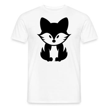 Renard - T-shirt homme - blanc - Devant - AI Model Male 178 dark (178cm)