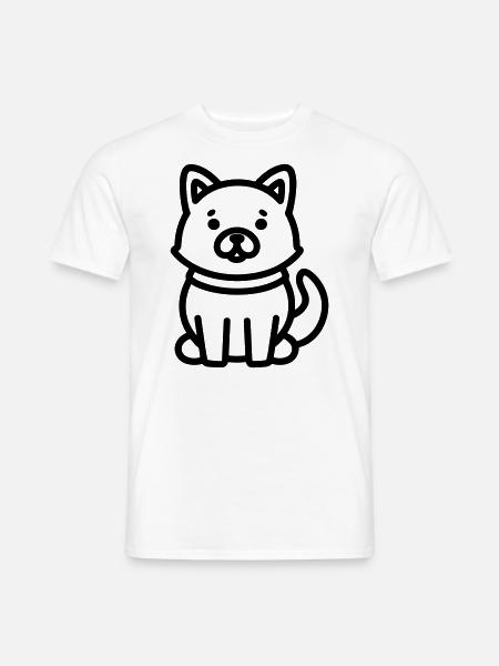 DOG - Men's T-Shirt - white