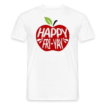 Humor Friday Lehrer-Wochenende - Männer T-Shirt - Weiß - Vorne - AI Model Male 178 dark (178cm)