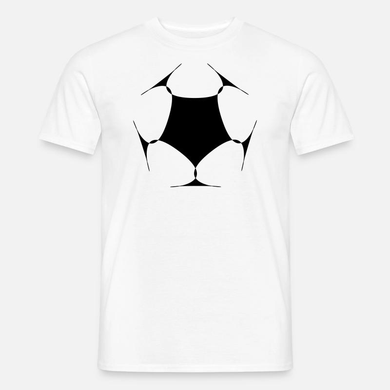 Drohne Form - Männer T-Shirt - Weiß