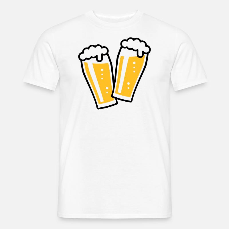 XDoppelter Willie (2) - Männer T-Shirt - Weiß