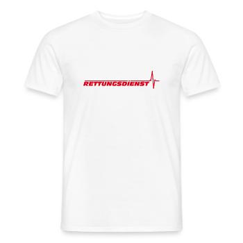 ambulance service - Men's T-Shirt - white - Front - AI Model Male 178 dark (178cm)