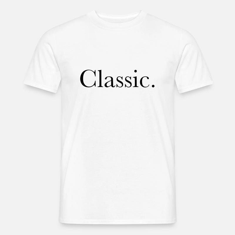 Classic - Männer T-Shirt - Weiß