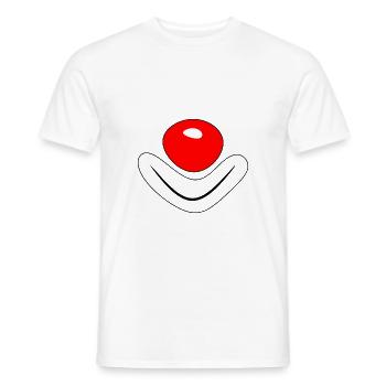 I am a clown - Men's T-Shirt - white - Front - AI Model Male 178 dark (178cm)