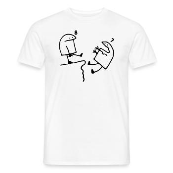 8 ans Idée Cadeau Humour Anniversaire 8 ans - T-shirt homme - blanc - Devant - AI Model Male 178 dark (178cm)