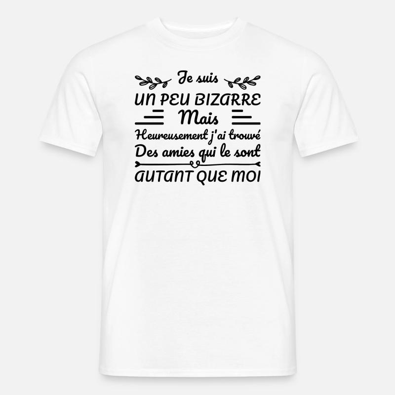 Ich bin ein bisschen komisch - Männer T-Shirt - Weiß