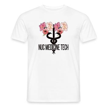 Medical Radiology Technologist Nuclear Medicine - Men's T-Shirt - white - Front - AI Model Male 178 dark (178cm)