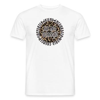 Medical Radiology Technologist Nuclear Medicine - Men's T-Shirt - white - Front - AI Model Male 178 dark (178cm)