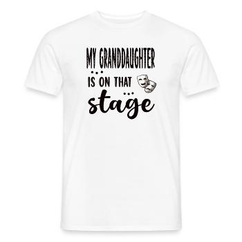Best Theatre Grandma Theatre Actress Grandmother - Men's T-Shirt - white - Front - AI Model Male 178 dark (178cm)