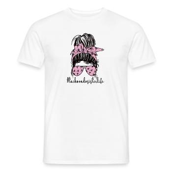 Taekwondo Sister Proud Taekwondo Sister - Men's T-Shirt - white - Front - AI Model Male 178 dark (178cm)