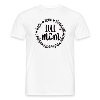 IUI Mama Intrauterine Insemination IUI Mother - Men's T-Shirt - white - Front - AI Model Male 178 dark (178cm)