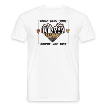 Proud IUI Mama IUI Intrauterine Insemination Mama - Men's T-Shirt - white - Front - AI Model Male 178 dark (178cm)