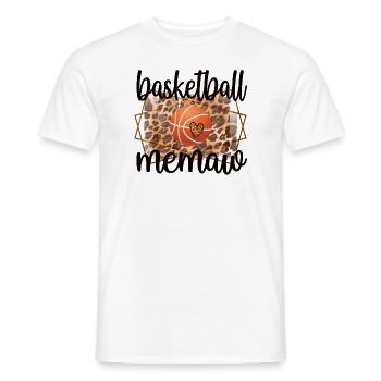Memaw Grandma Of Basketball Player Basketball Memaw - Men's T-Shirt - white - Front - AI Model Male 178 dark (178cm)