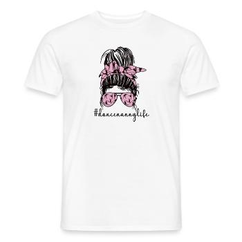 Fier danse nounou grand-mère de danseur danse nounou - T-shirt homme - blanc - Devant - AI Model Male 178 dark (178cm)