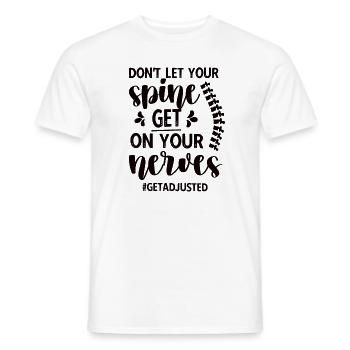 Chiropraticien Chiropratique Chiropraticien - T-shirt homme - blanc - Devant - AI Model Male 178 dark (178cm)