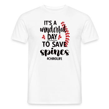 Chiropraticien Chiropratique Chiropraticien - T-shirt homme - blanc - Devant - AI Model Male 178 dark (178cm)