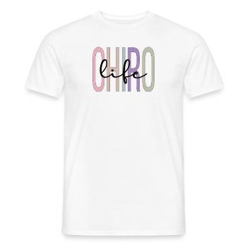 Proud Chiropractor Chiropractic Gift - Men's T-Shirt - white - Front - AI Model Male 178 dark (178cm)