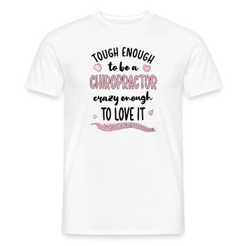 Proud Chiropractor Chiropractic Gift - Men's T-Shirt - white - Front - AI Model Male 178 dark (178cm)