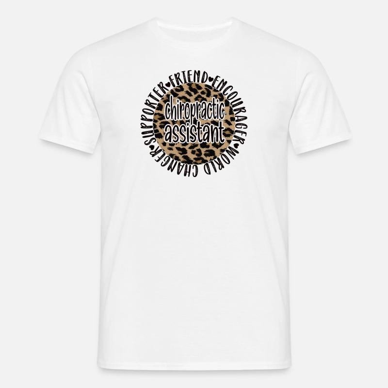 Chiropraktischer Assistent Chiropraktik-Assistent - Männer T-Shirt - Weiß